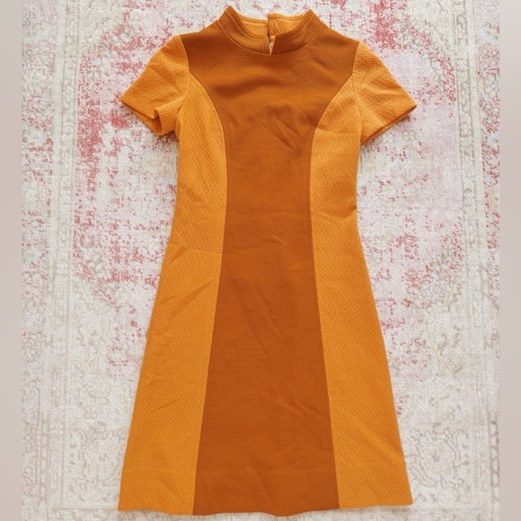 Neiman Marcus Dresses & Skirts - Woman’s Elegant Orange Panel Dress